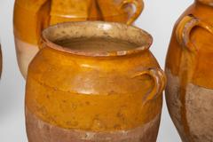 Collection of Five Large Confit Jars
