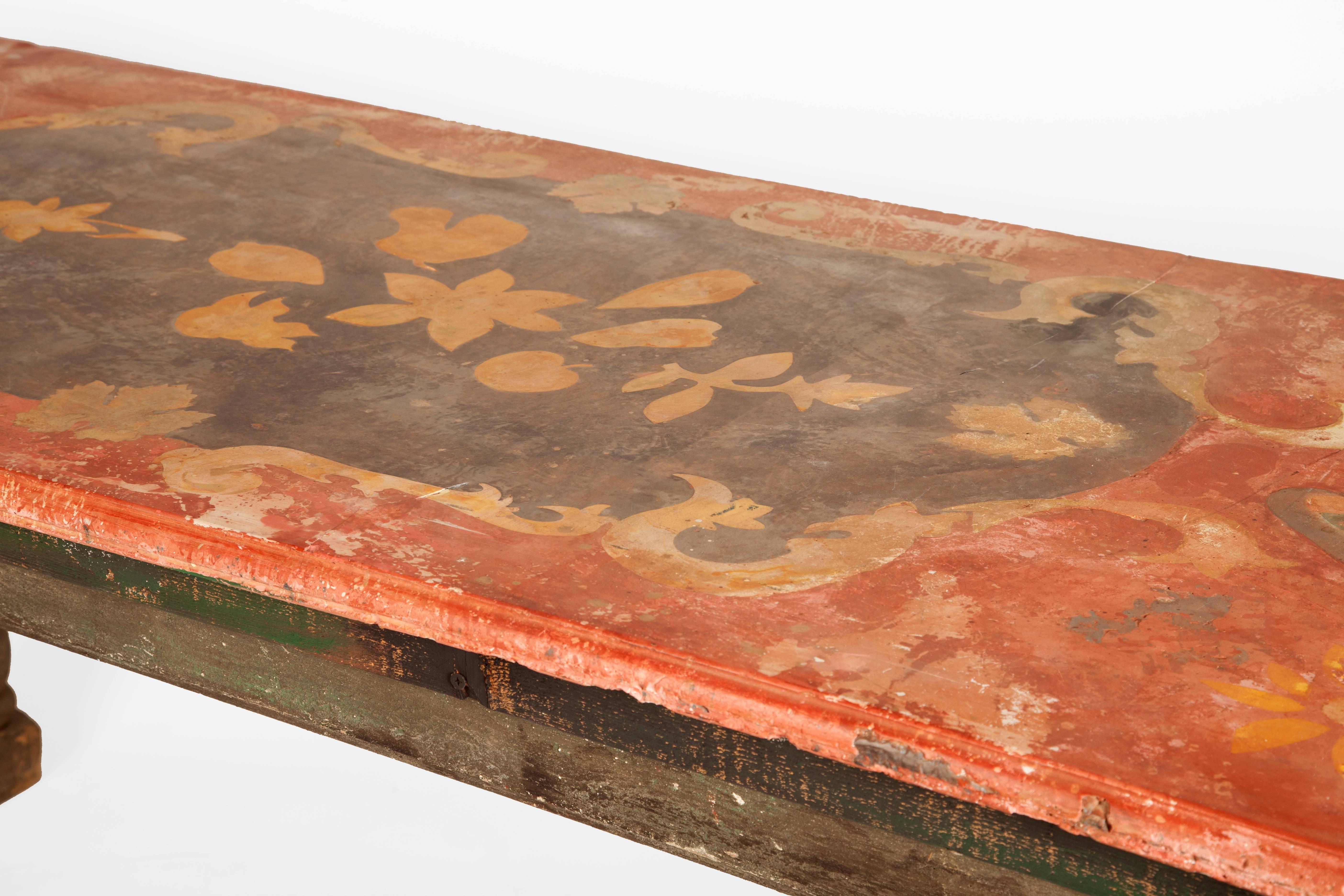 Rustic Pair of 18th Century Italian Chalk Tables For Sale