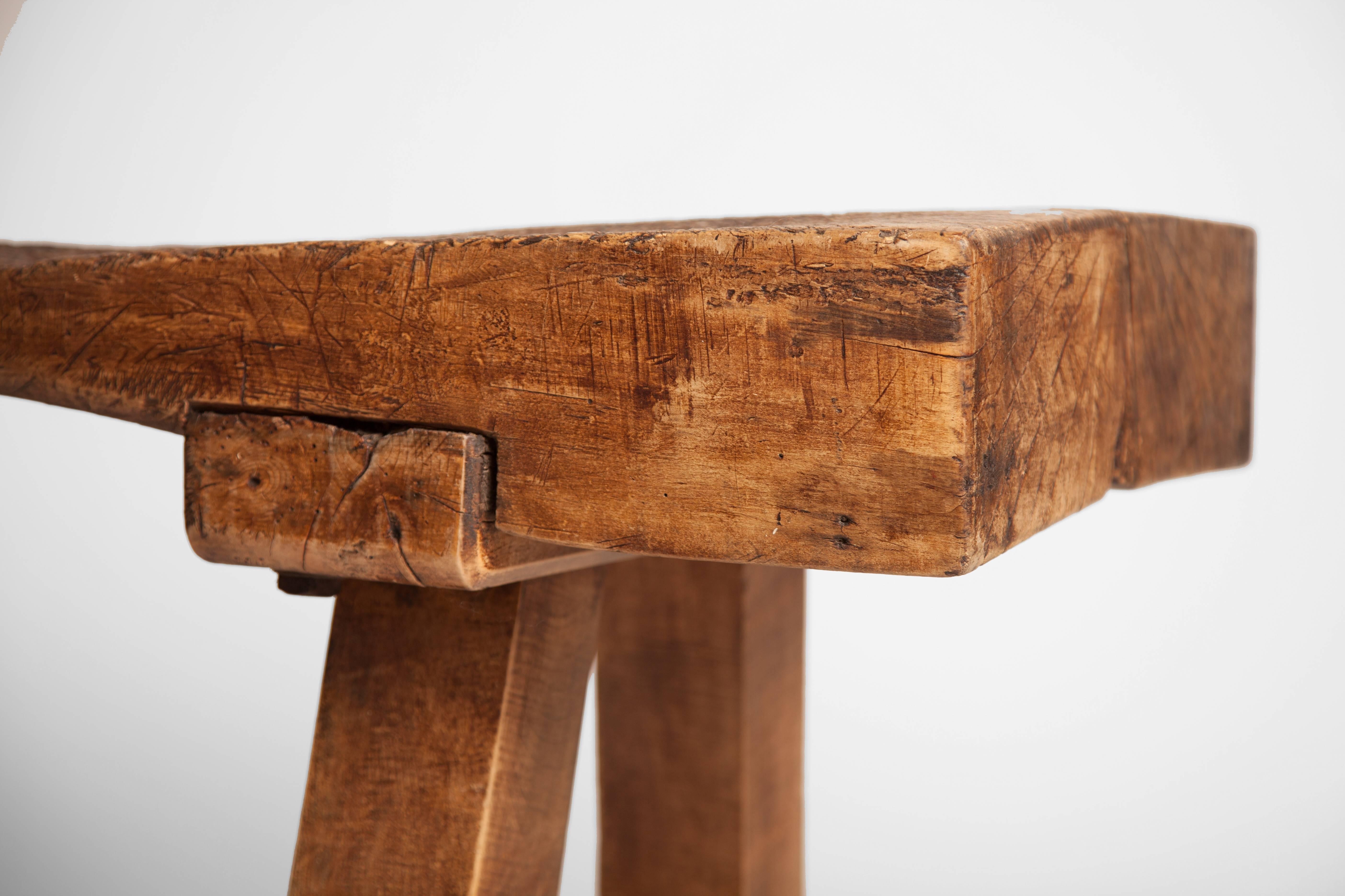 antique chopping block
