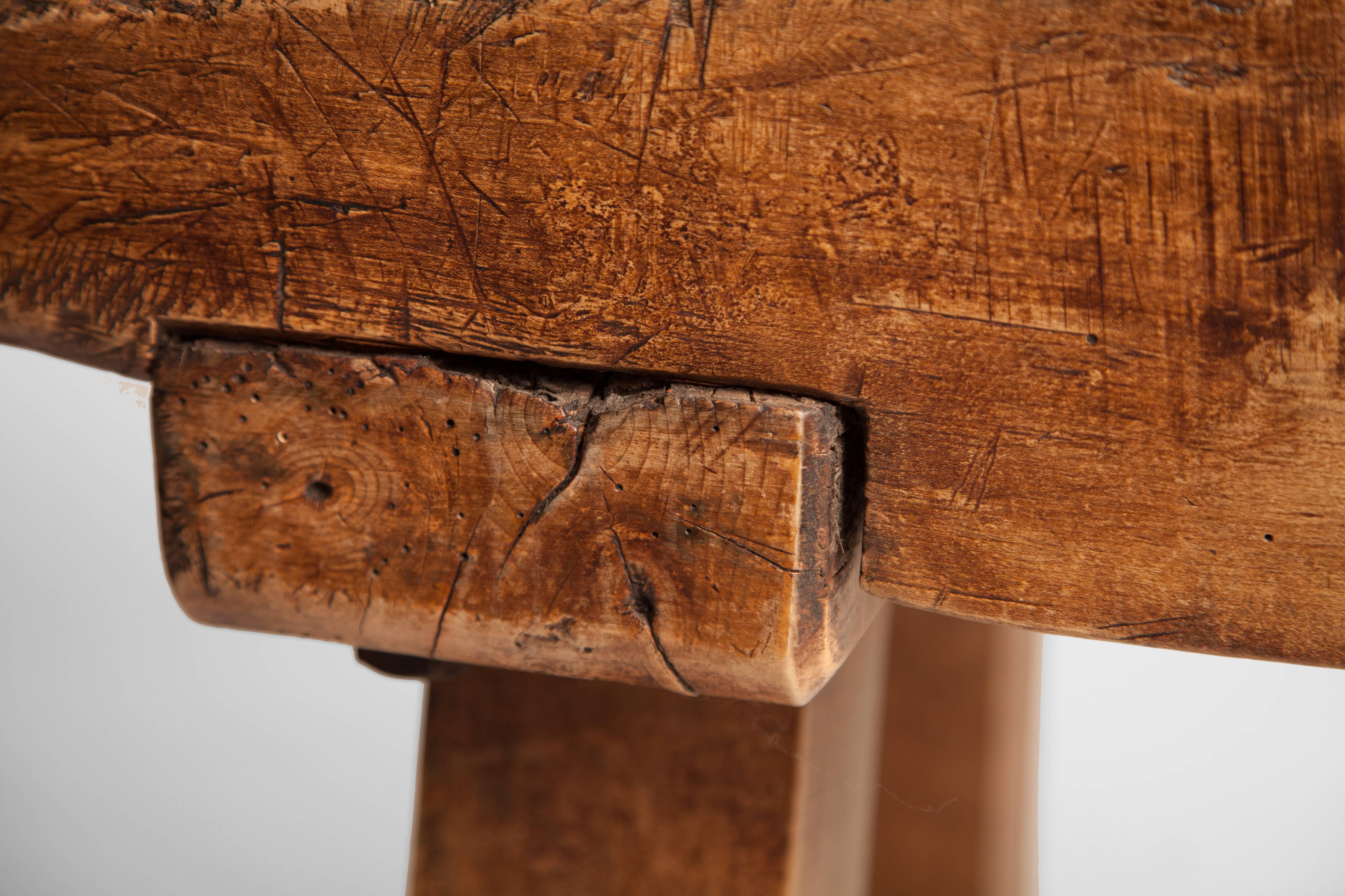 Rustic Chopping Block Low Table
