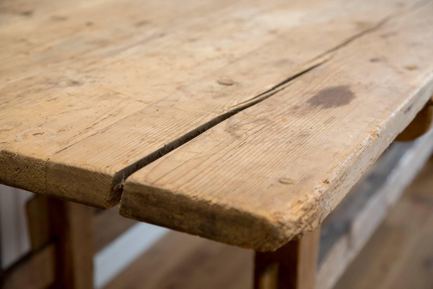 Wood Old Farm Table