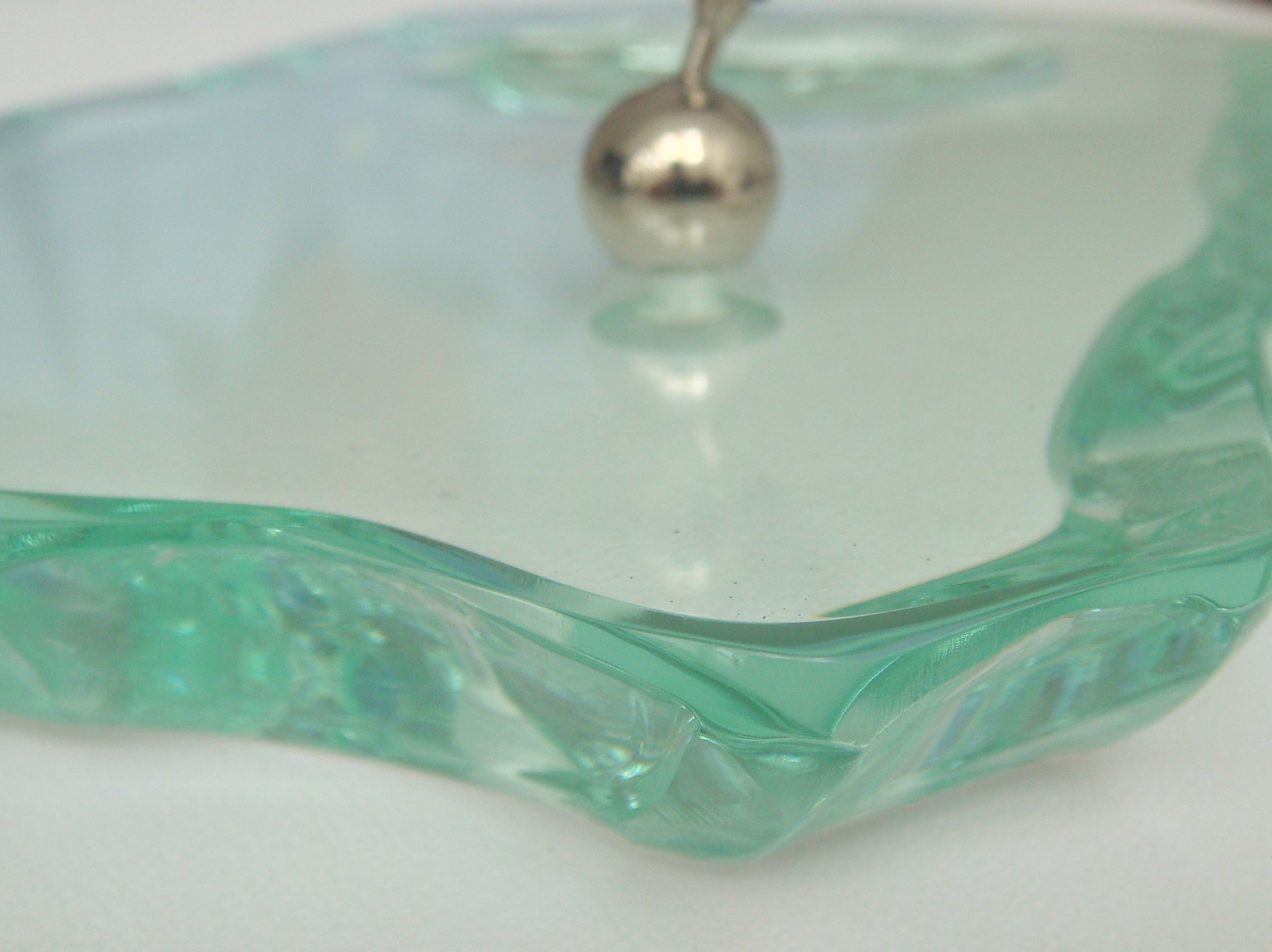 Italian 1960s Chied Glass Desk Set In The Style Of Fontana Arte Italian 1960s Chied Glass Desk Set In The Style Of Fontana Arte At 1stdibs