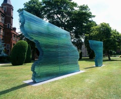 'Whole Apart' Outdoor Two Part Glass Sculpture
