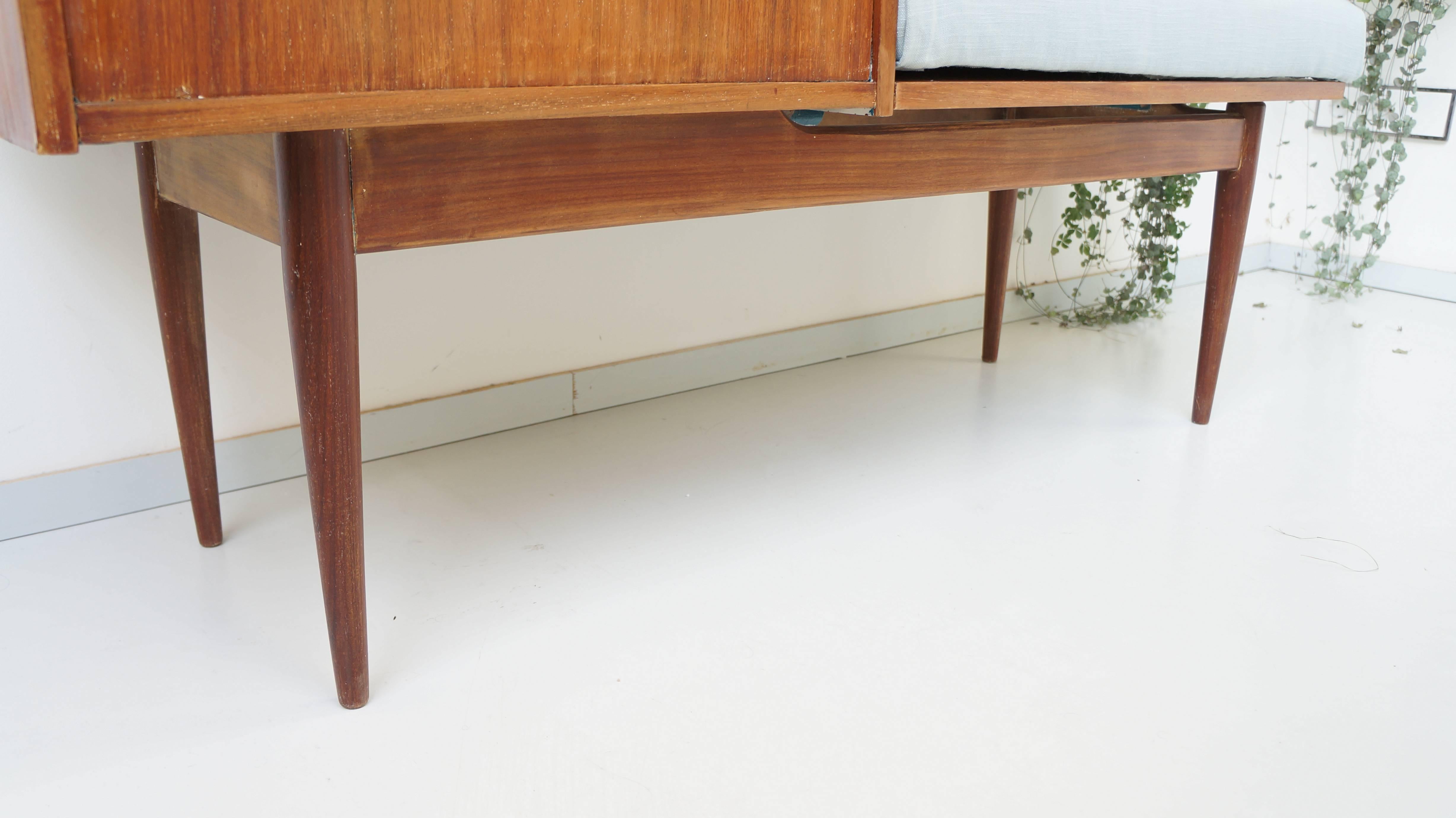 Mid-20th Century Vintage Mid-Century Telephone Cabinet Bench, 1950s