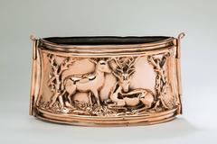 English Copper Oval Pie Mould, 19th Century, Cookware Kitchen