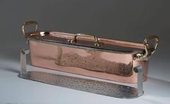 French 19th Century Copper Salmon Poacher, Cookware Kitchen