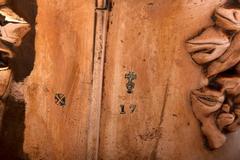 English Copper Benham Game Mould Fleur di Lis 19th Century