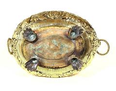 French Oval Brass Planter/Jardinaire