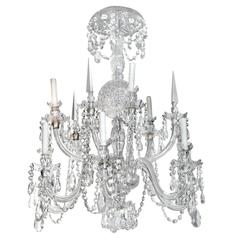 Antique Anglo-Irish Crystal Chandelier