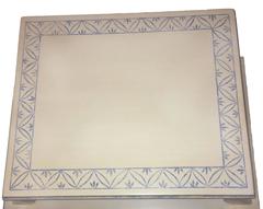 Isabel O'Neil Studio Hand-Painted Sun-Motif Nightstands, Pair