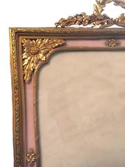 Faberge Style Large Pink and Gold Picture Frame