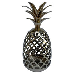 Bougeoir ananas en laiton