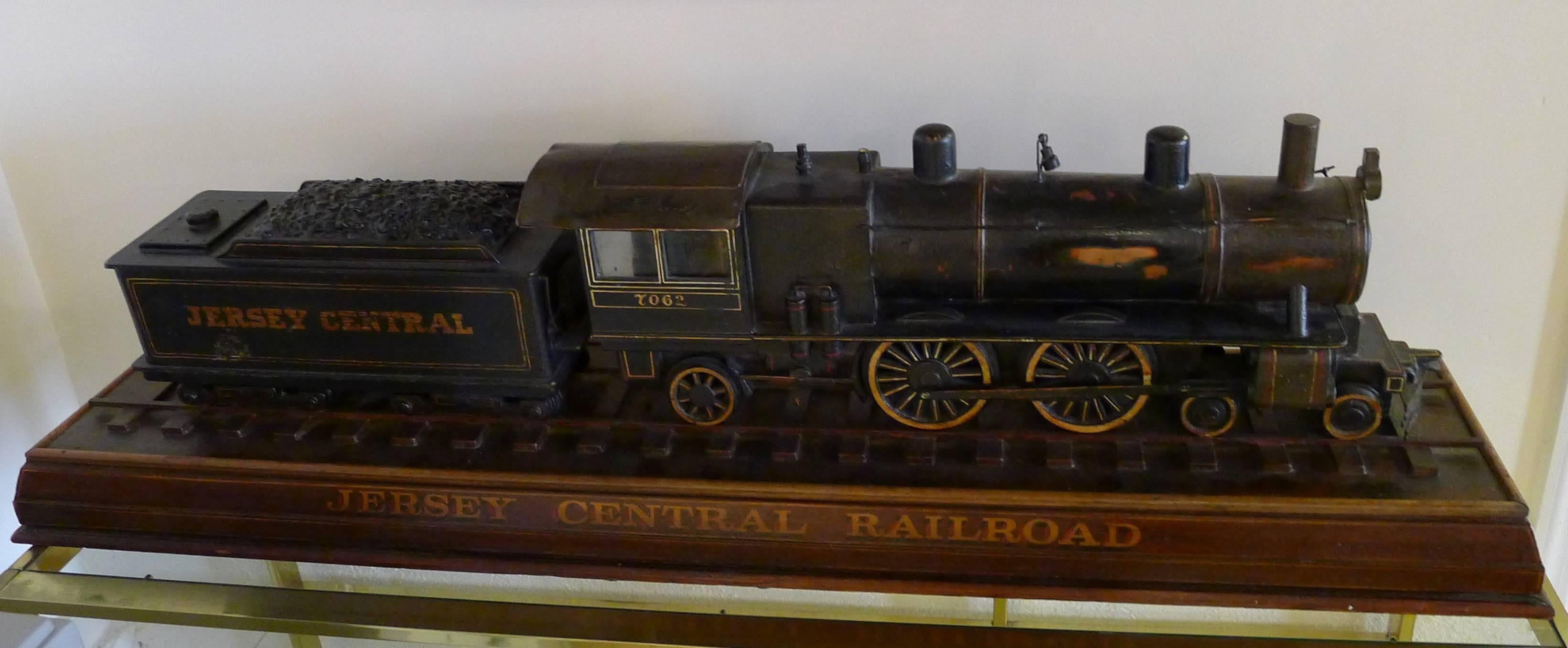 Painted John Elder Jersey Central Railroad 1939 World's Fair Model Train