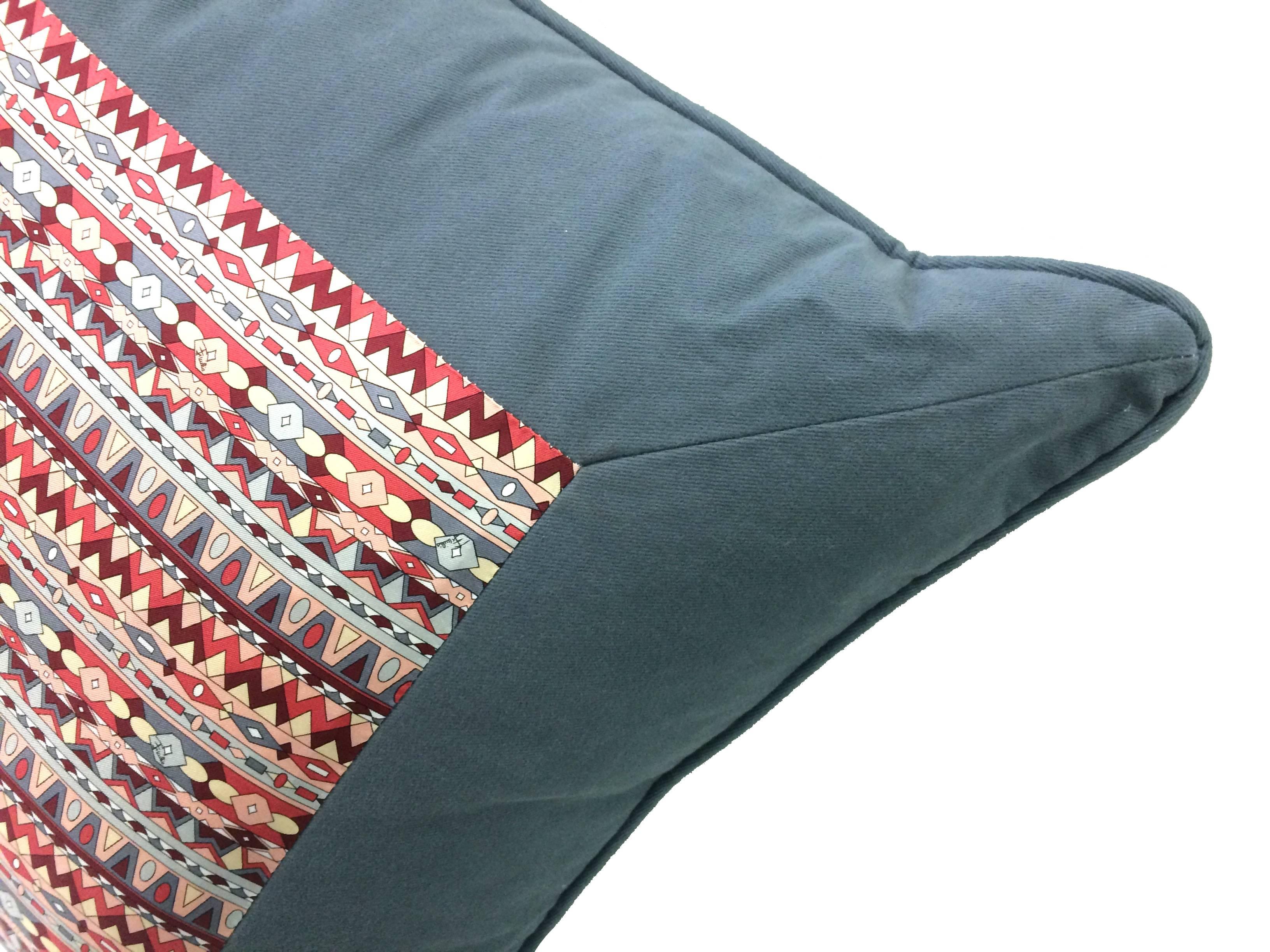 Mid-Century Modern Custom Pucci Scarf Pillow