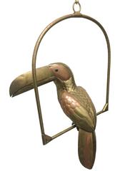 1970s Sergio Bustamante Mixed Metal Hanging Toucan
