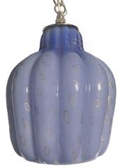 Purple Barbini Murano Glass Pendant Light