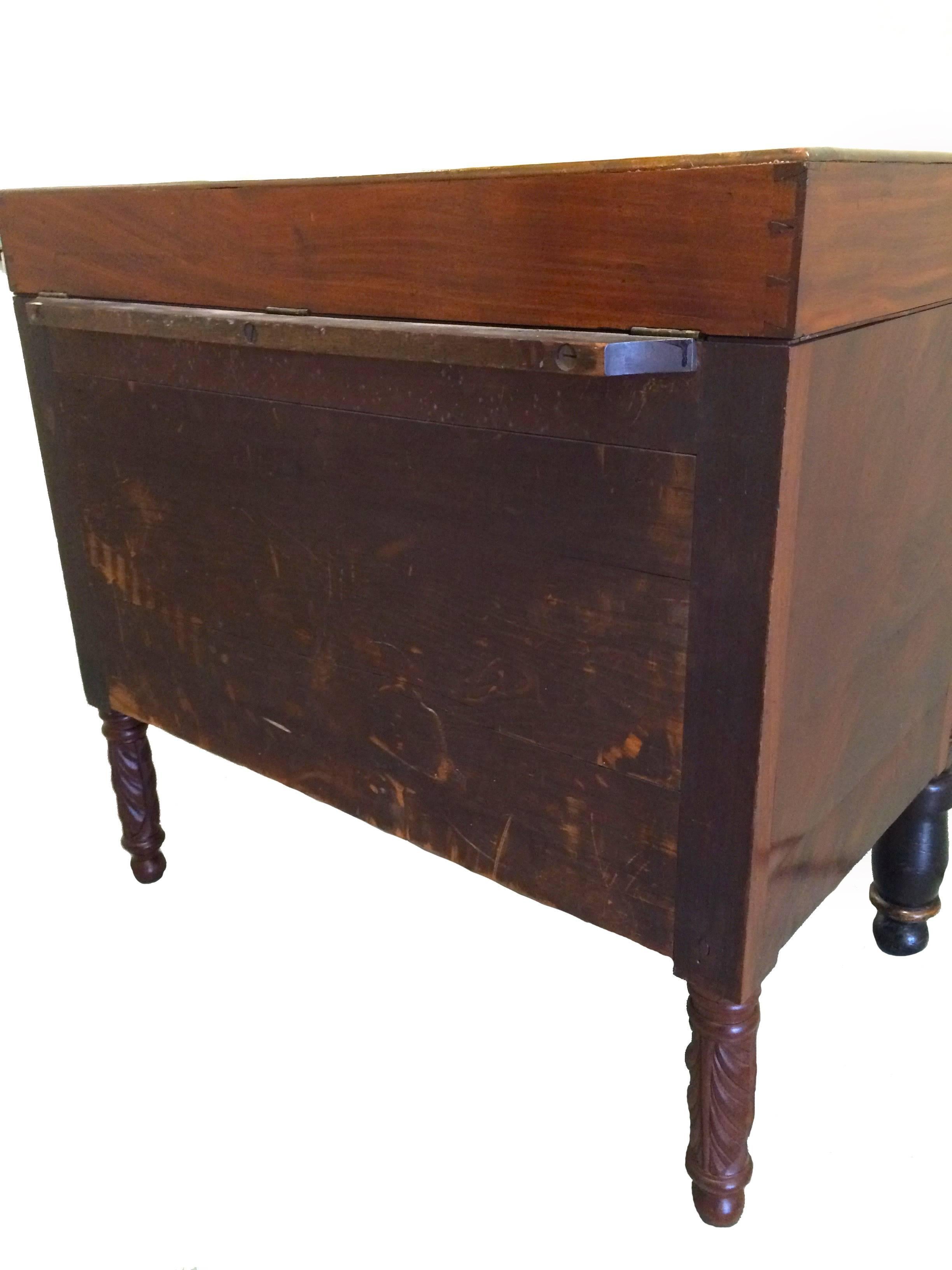 American Empire Mahogany Washstand/ Bar Cabinet, circa 1835, New York 3