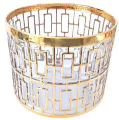 1960s Imperial Glass Shoji Gold Barware Set