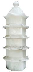 Marble Pagoda Chinoiserie Table Lamp