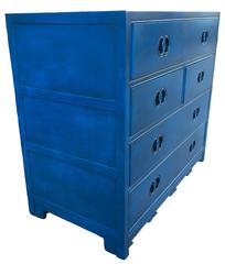 Michael Taylor for Baker Far East Collection Blue Chest of Drawers