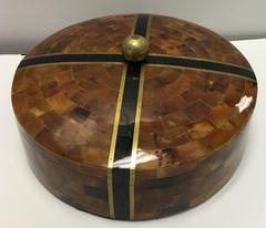 Maitland-Smith Pen Shell Round Box