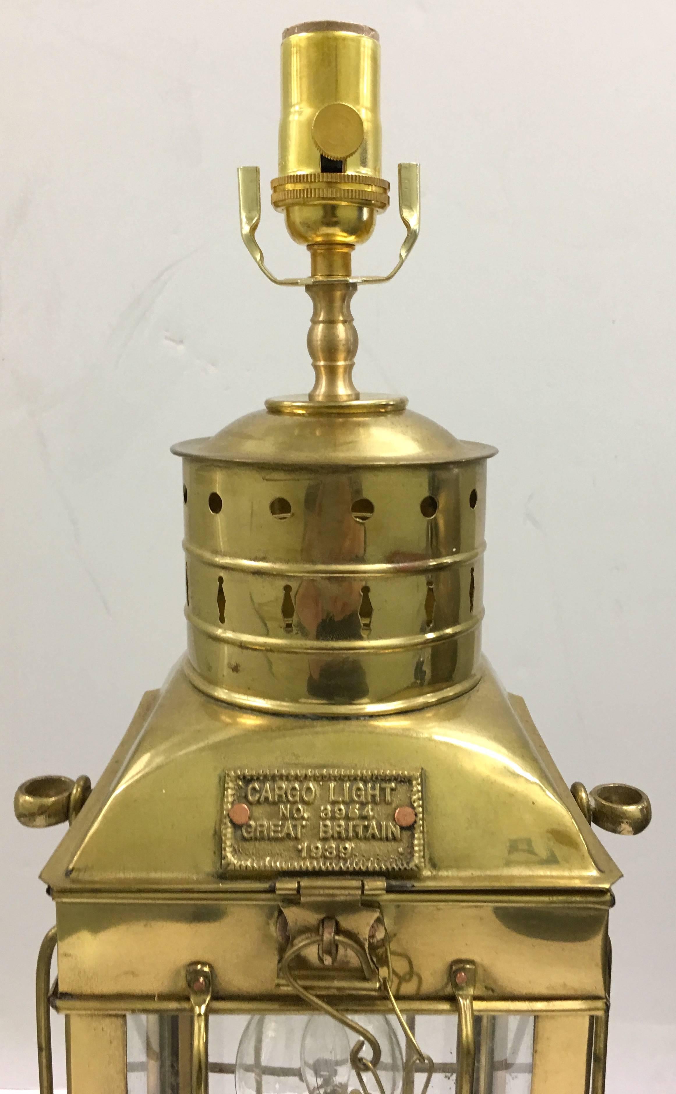 brass ship lantern