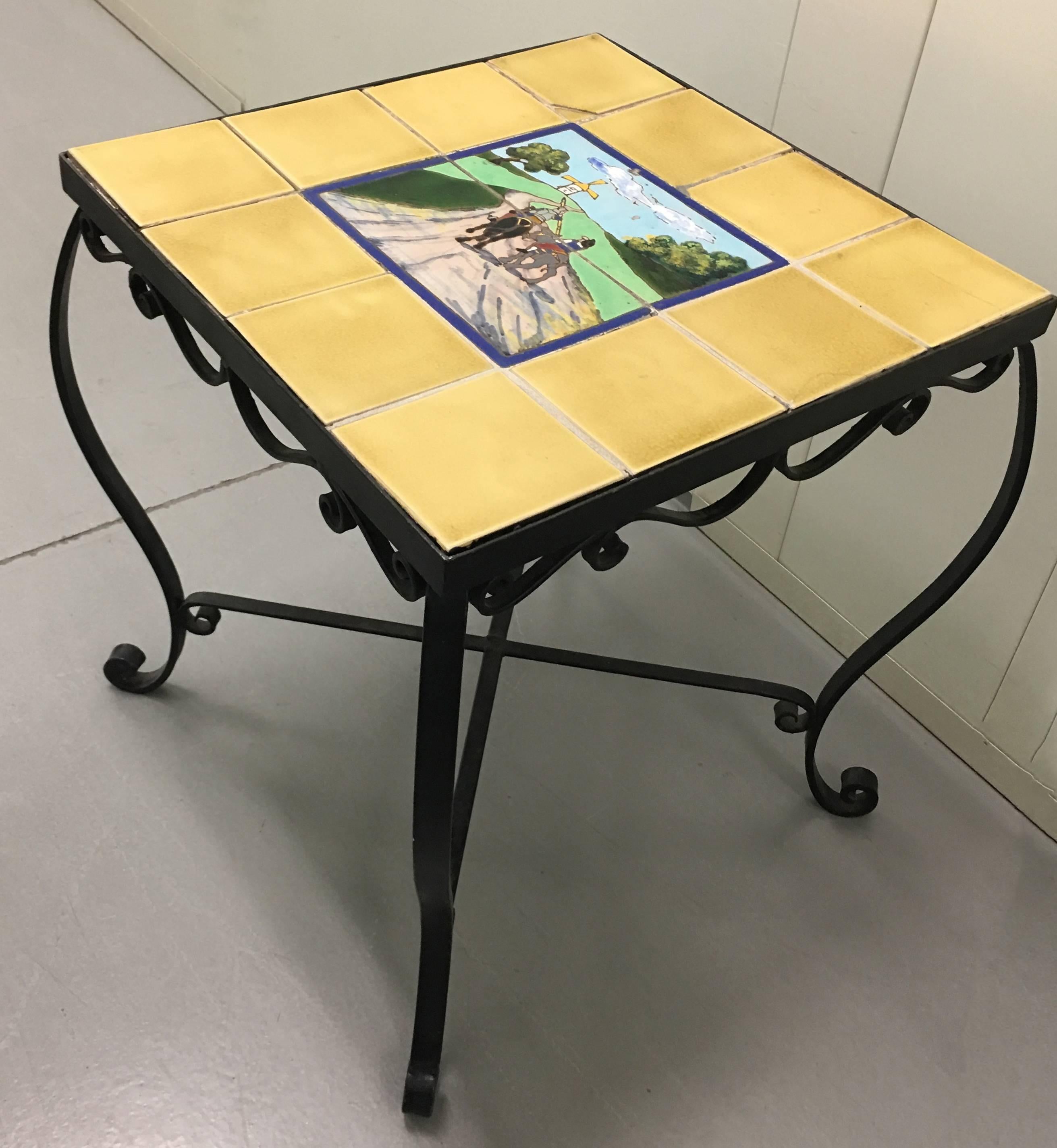 spanish tile coffee table