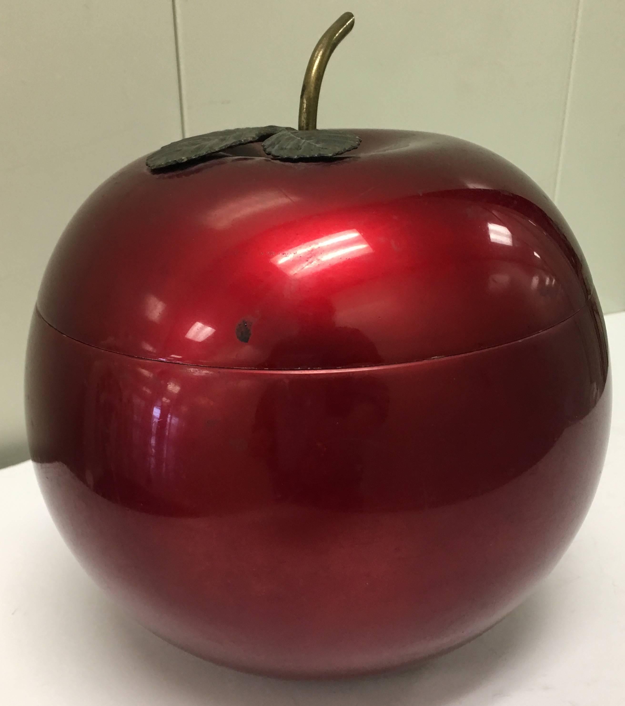 Mid-20th Century Mid-Century Modern Apple Ice Bucket by Apollo Studios