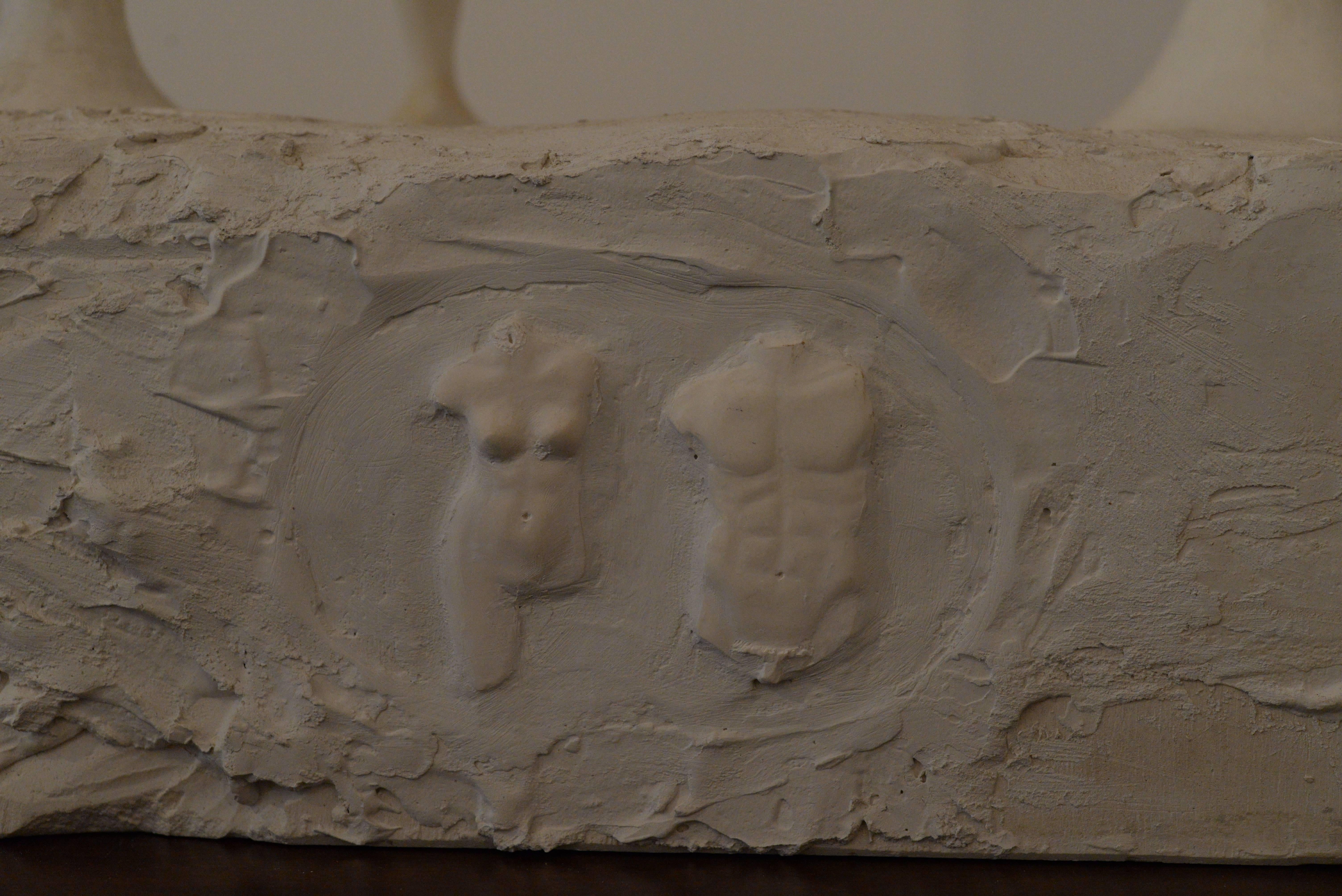 Single piece of Andrea Branzi.
Plaster sculpture from the Collection 