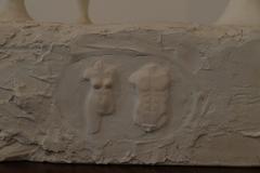 Sculpture en plâtre « Monoliti » d'ANDREA BRANZI