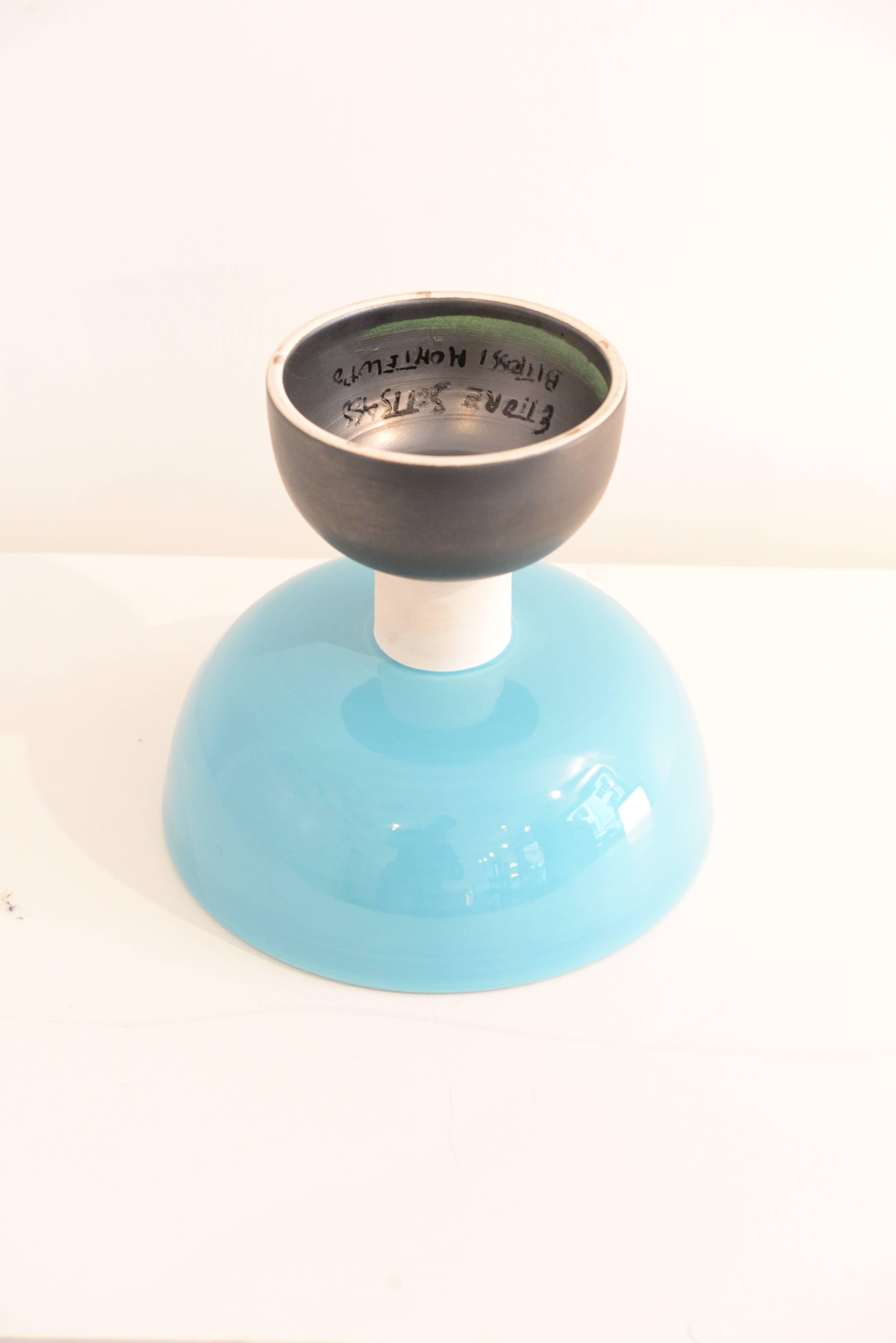 Ettore Sottsass Light Blue Vase  In Excellent Condition In Roma, IT