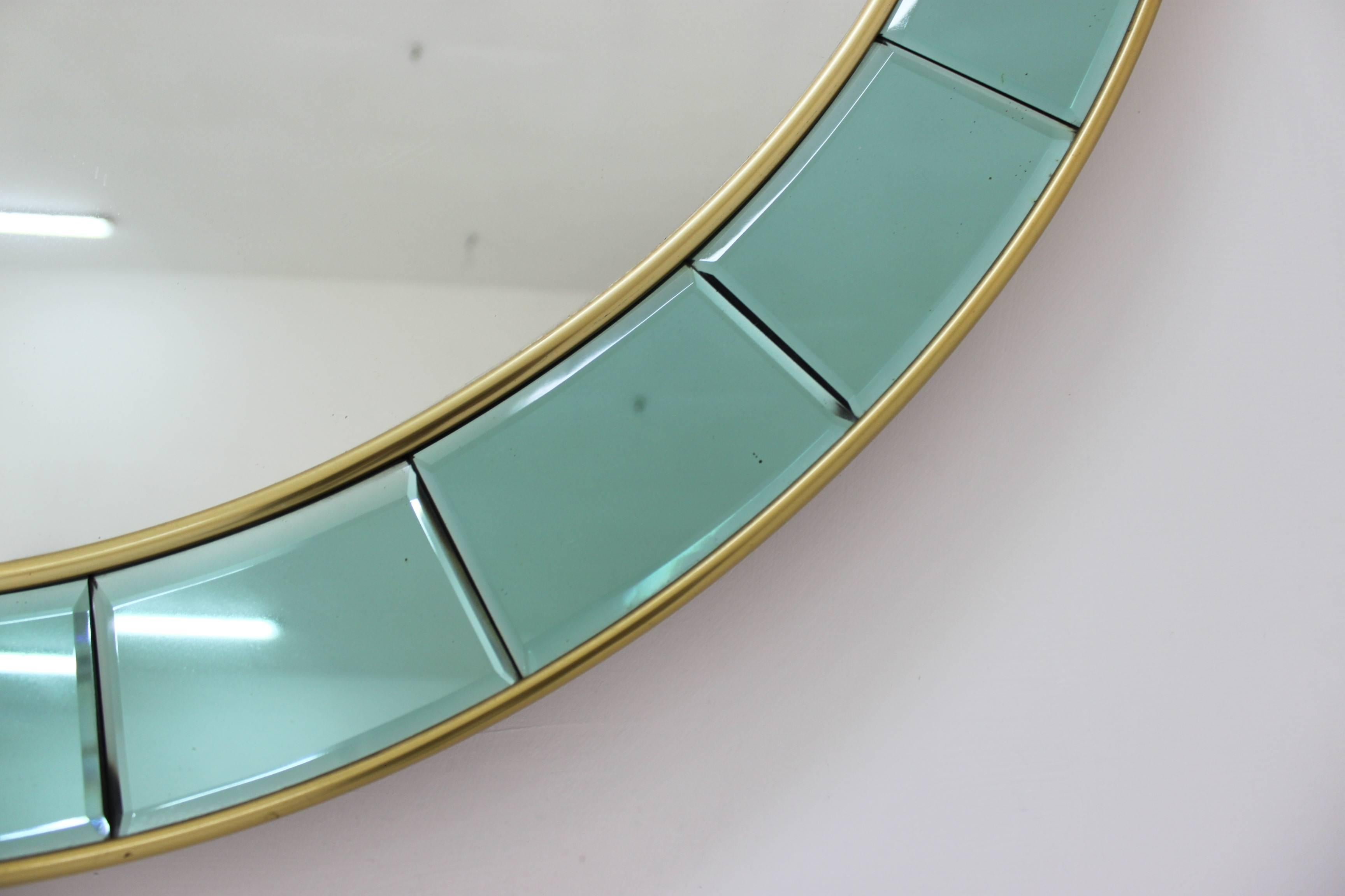Modern Cristal Art Round Mirror
