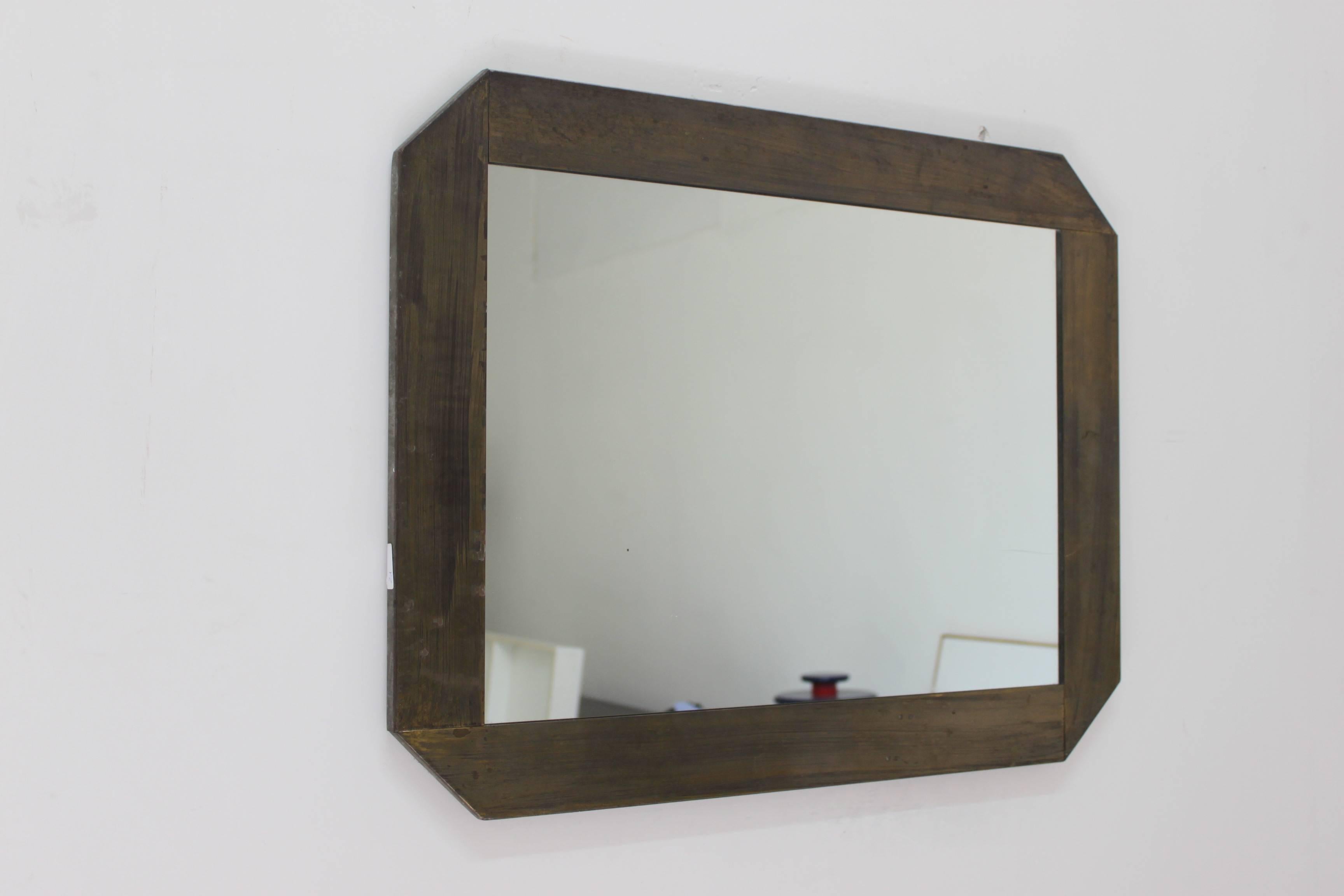 Mid-Century Modern Italian Wall Mirror For Sale