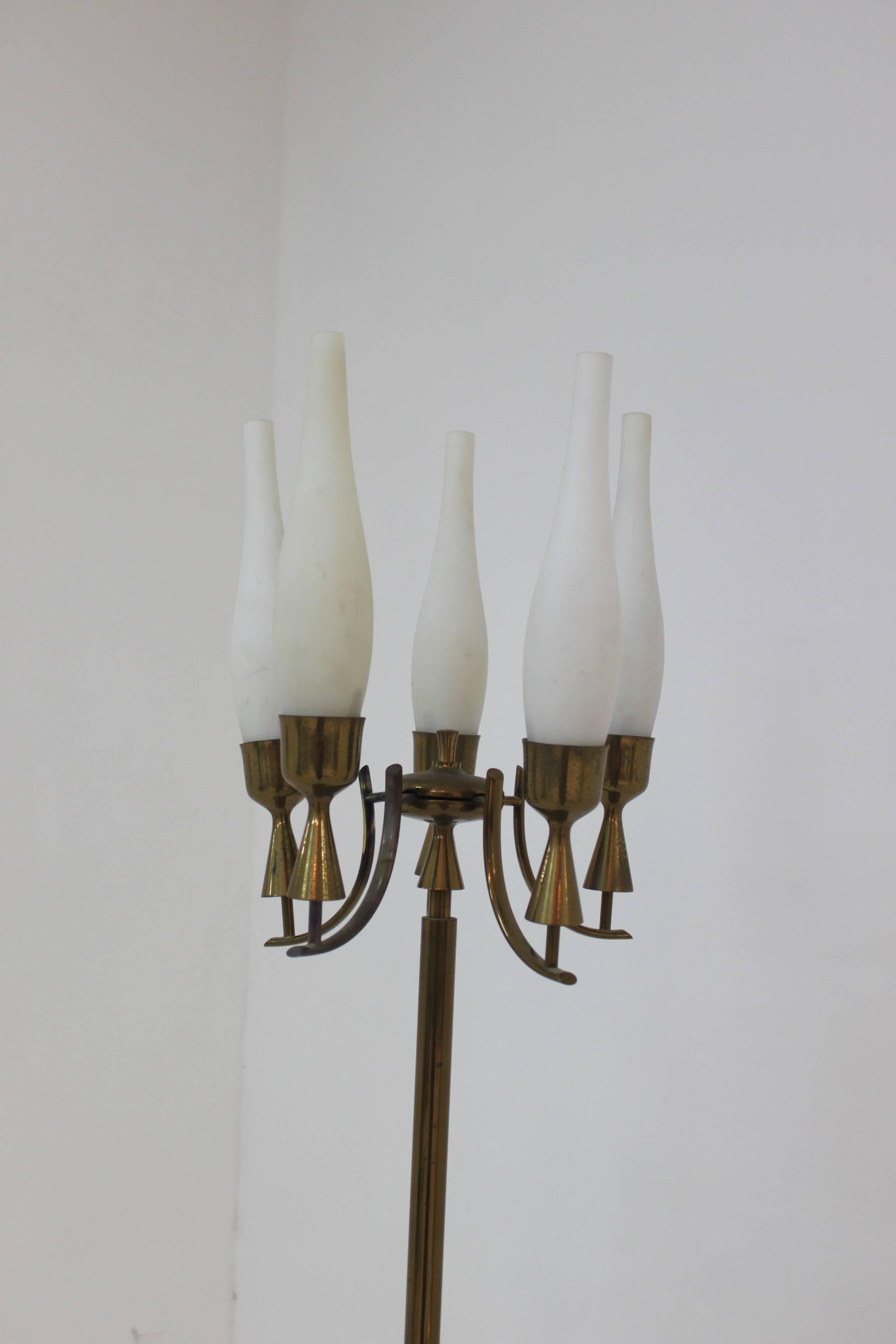 Mid-20th Century Arredoluce Beautiful Floor Lamp For Sale
