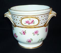 Pair of French Louis XV Period Sèvres Porcelain Wine Cooler, circa 1760-1770