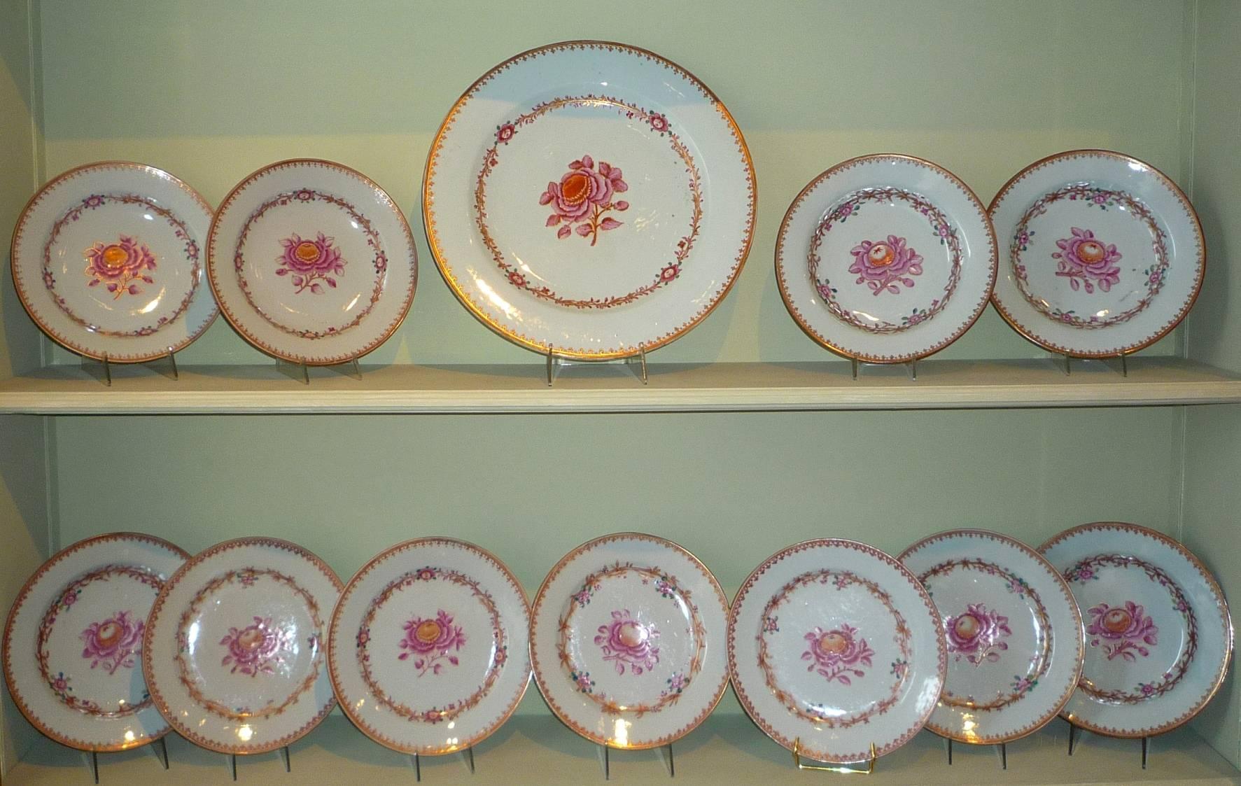Part of a Table Service in Chinese Porcelain, John Adams Model, circa 1770 2