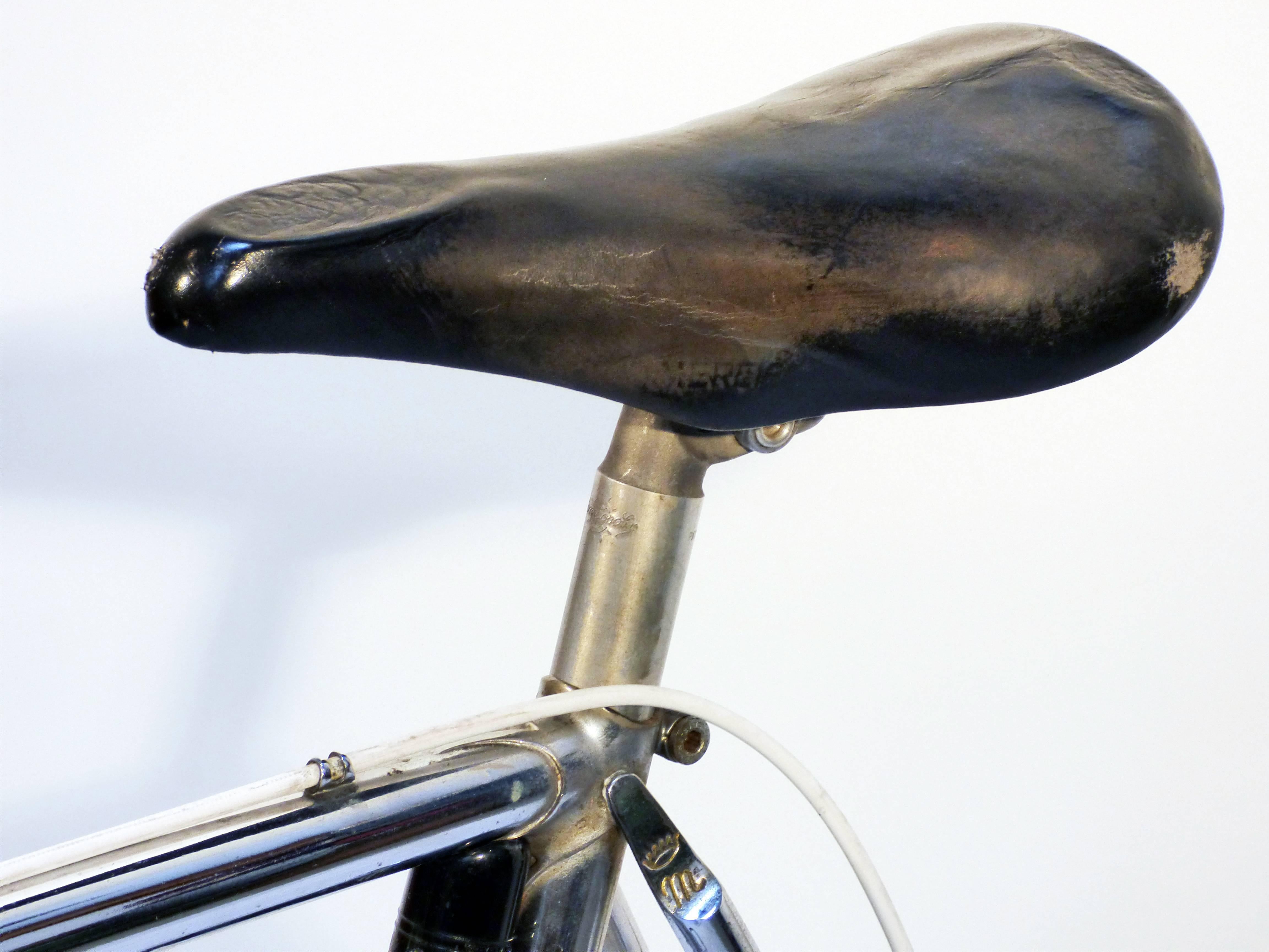 Chrome Race Bike by Cycles Mercier from France 1970s with Campagnolo Parts For Sale 5