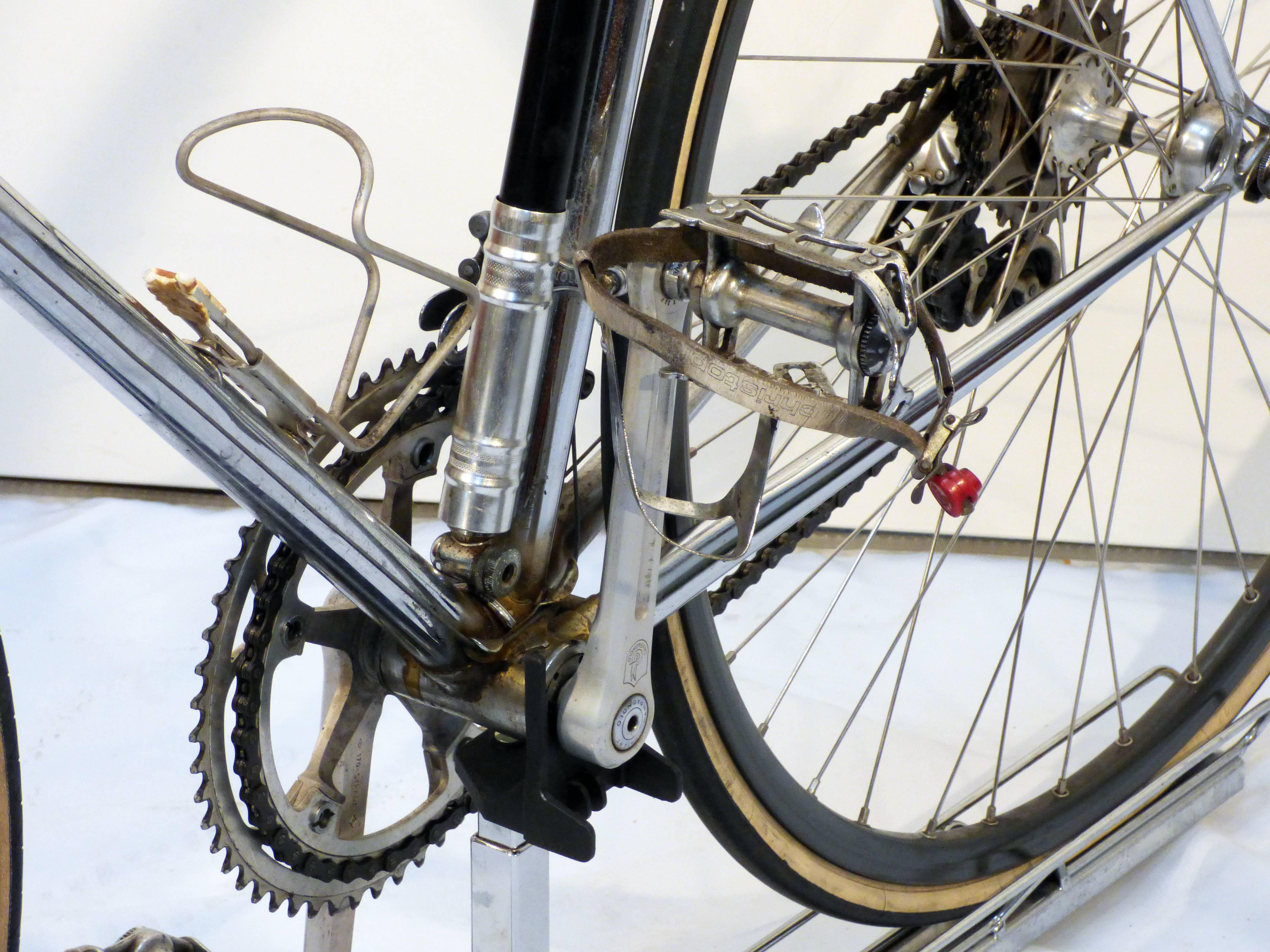 Late 20th Century Chrome Race Bike by Cycles Mercier from France 1970s with Campagnolo Parts For Sale