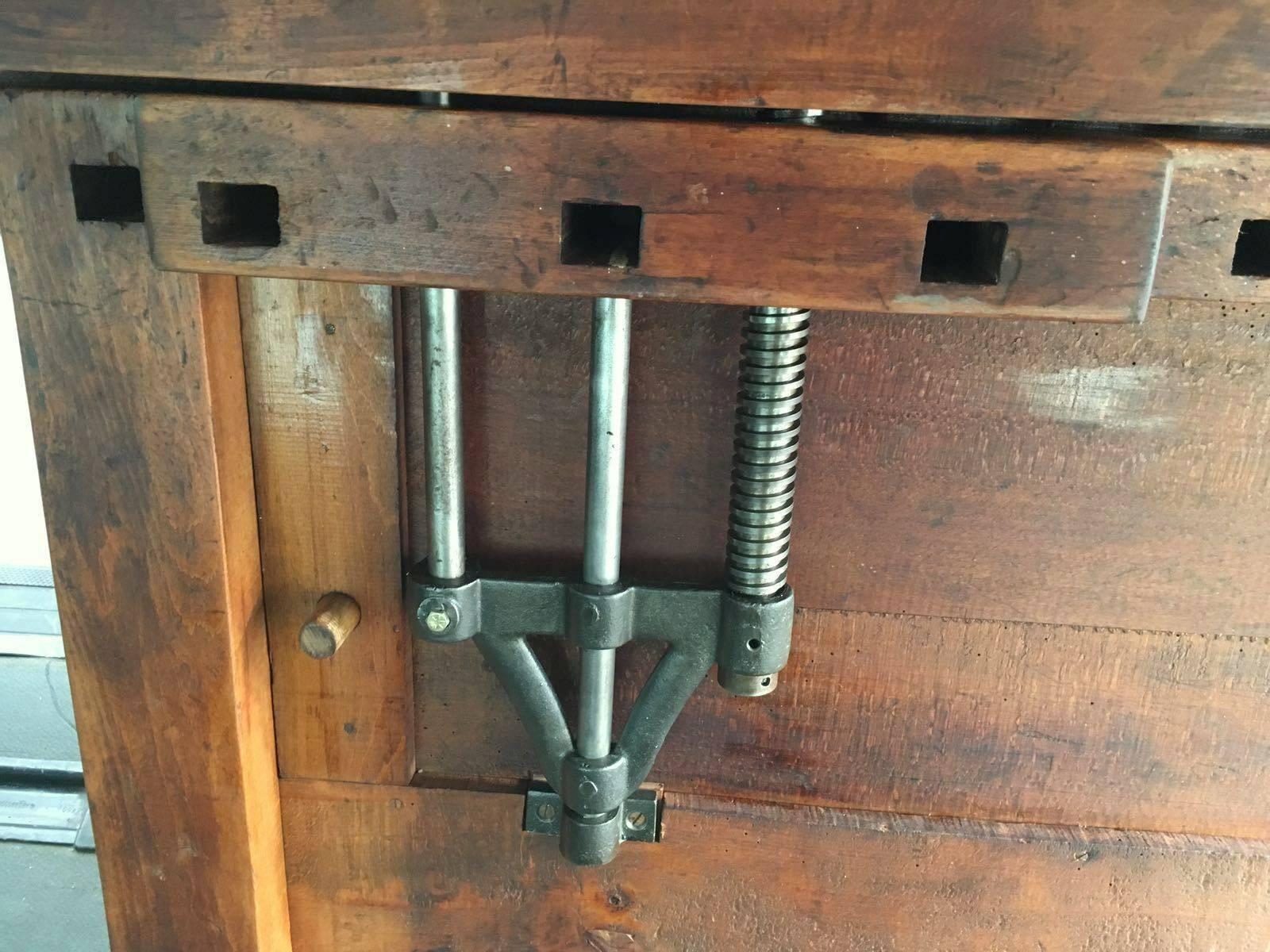 German Carpenters Workbench, Early 20th Century For Sale 2
