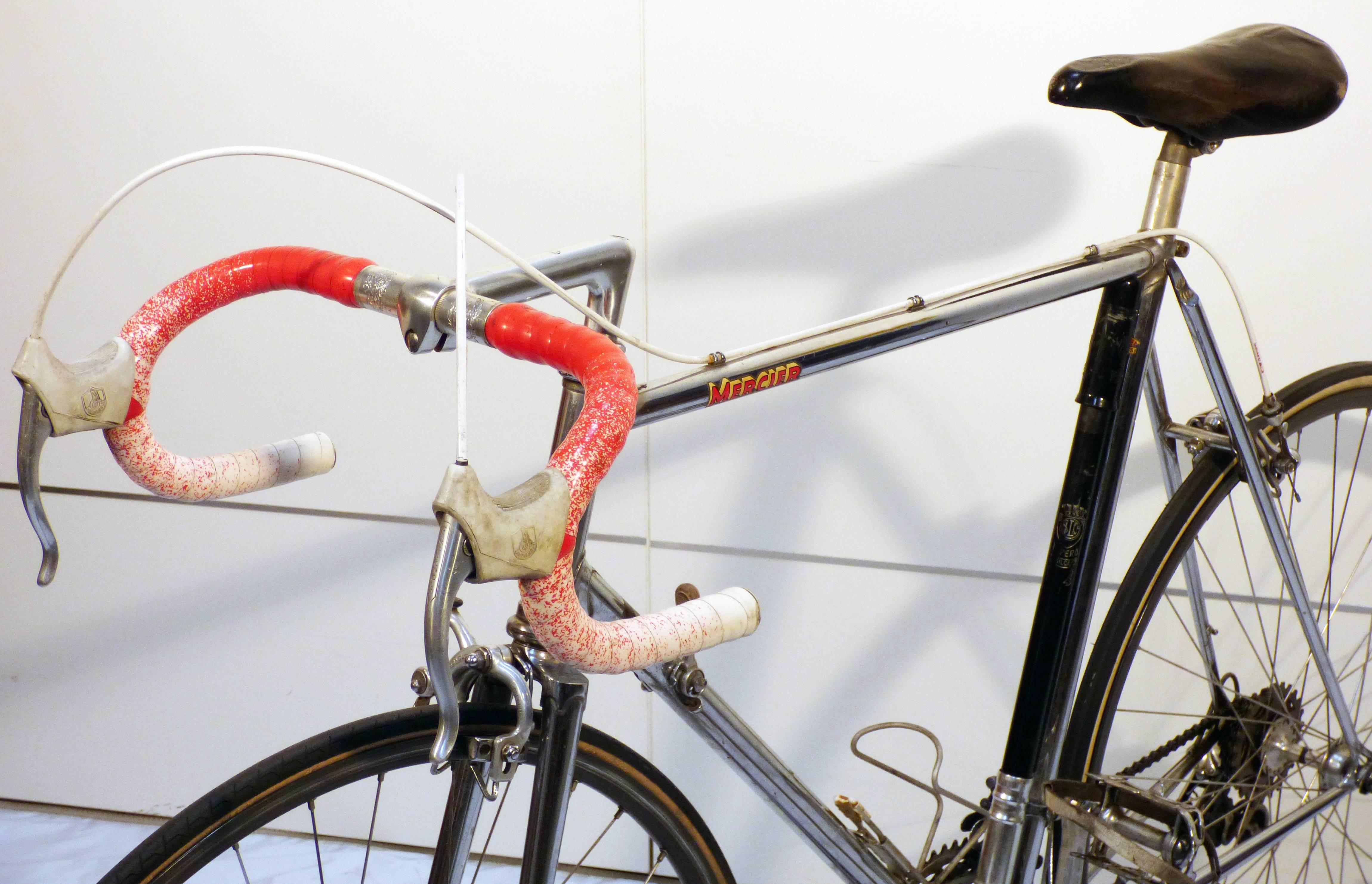 Chrome Race Bike by Cycles Mercier from France 1970s with Campagnolo Parts For Sale 1