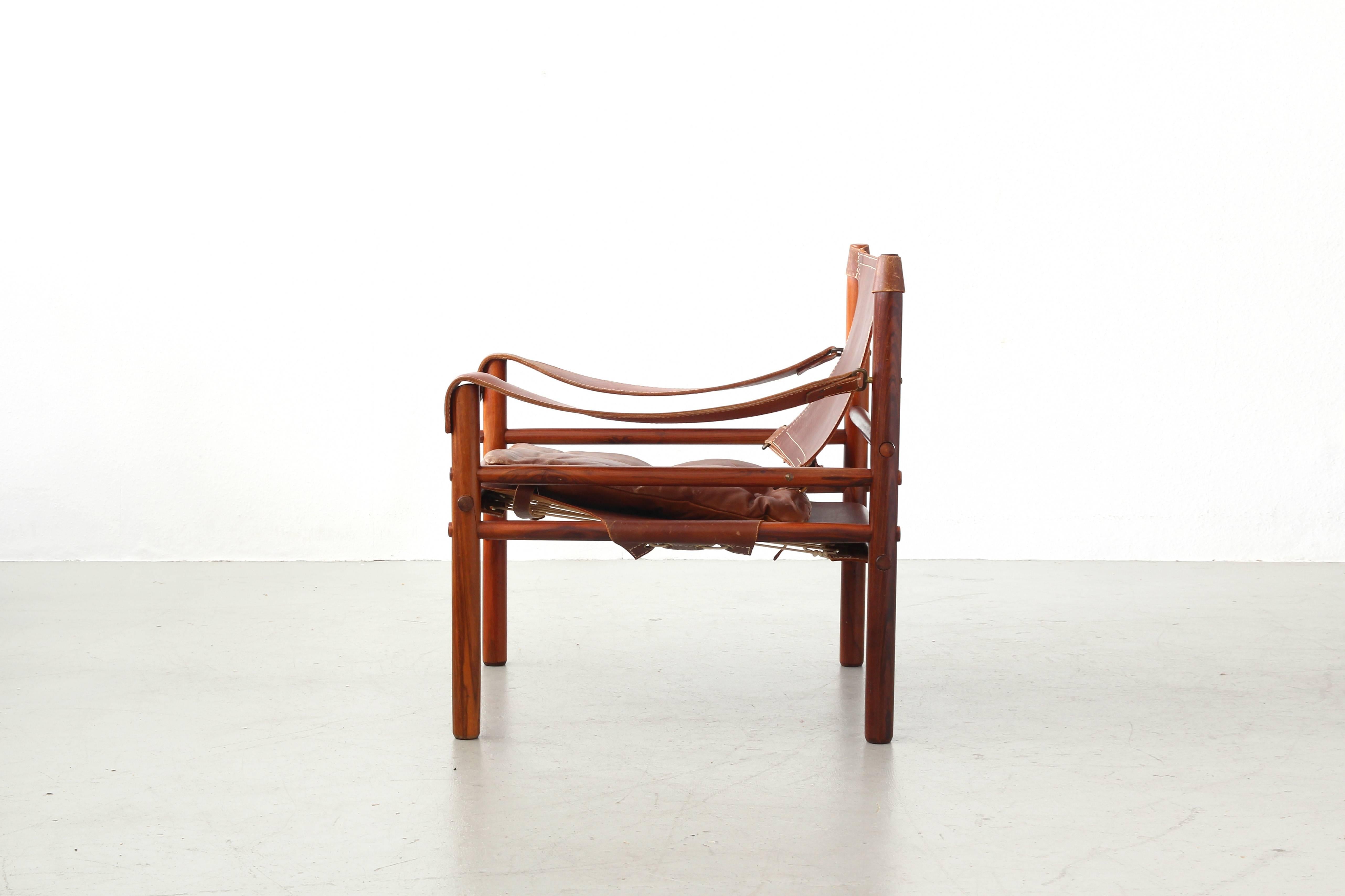 Swedish Safari Lounge Chair Sirocco by Arne Norell for Norell Møbel AB