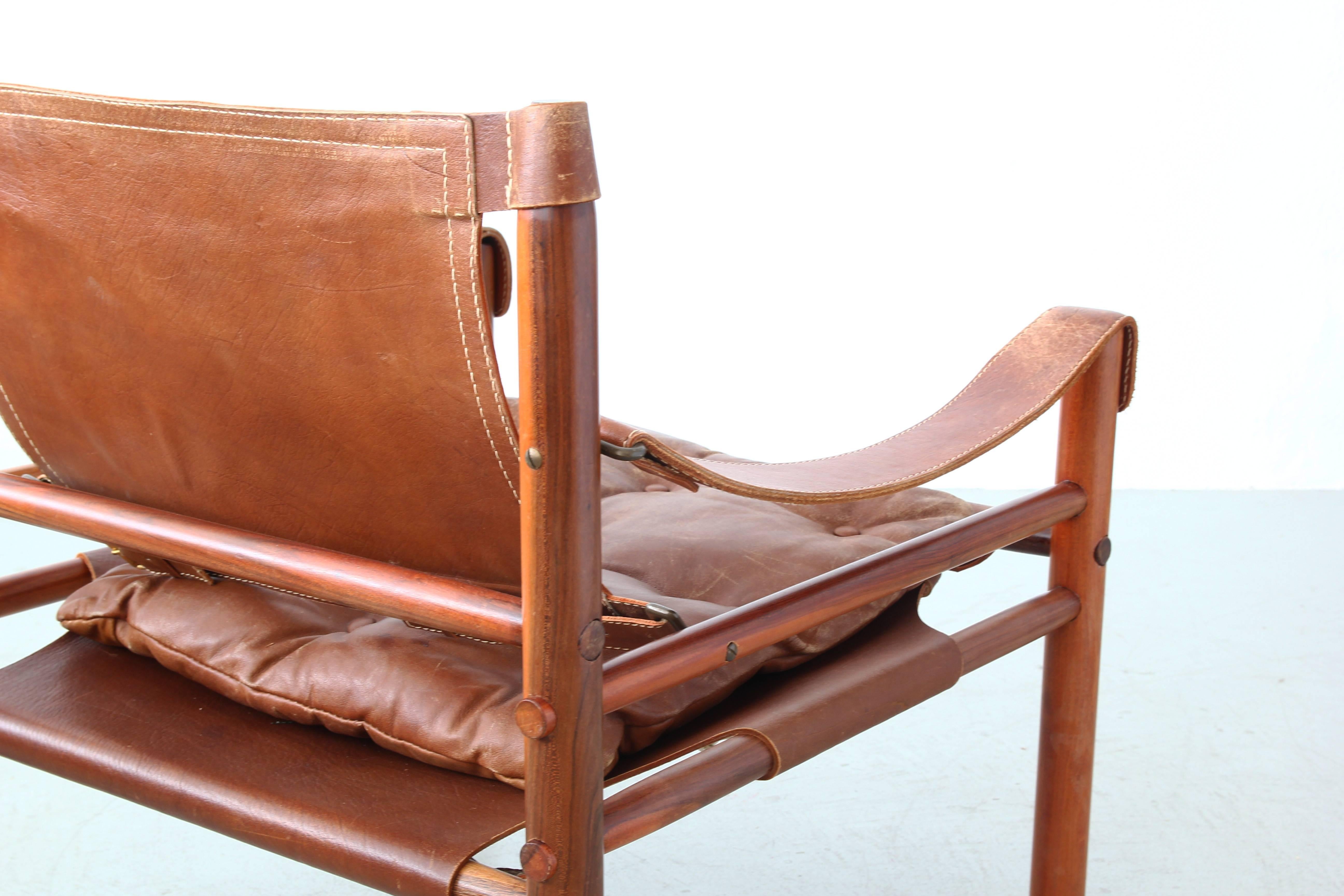 20th Century Safari Lounge Chair Sirocco by Arne Norell for Norell Møbel AB