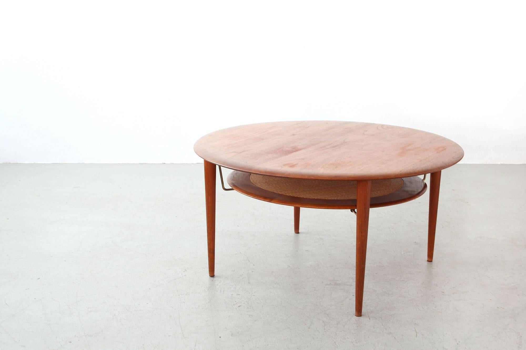 Beautiful Coffee Table by Peter Hvidt & Orla Mølgaard Nielsen for France Son 1