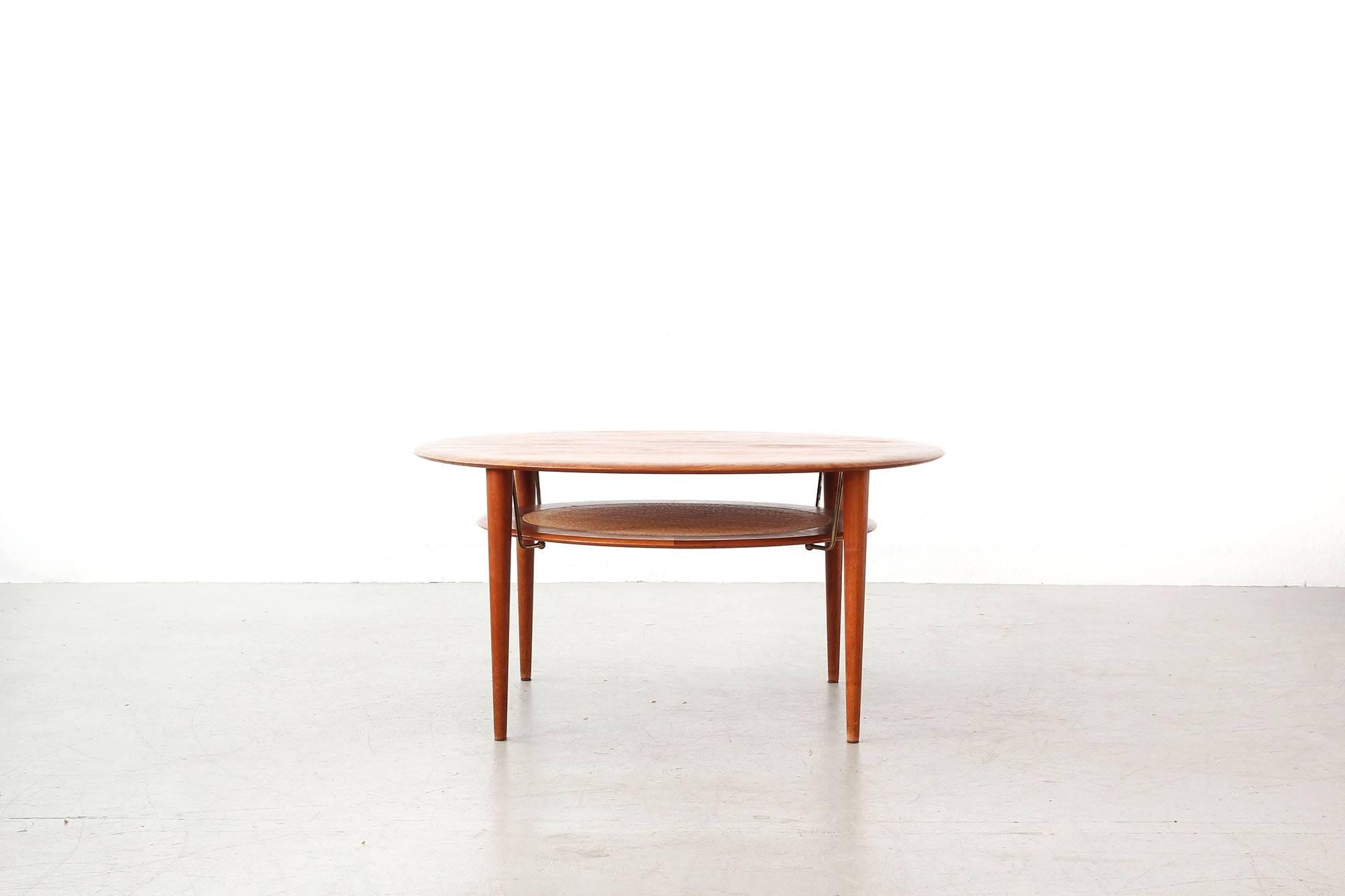 Danish Beautiful Coffee Table by Peter Hvidt & Orla Mølgaard Nielsen for France Son