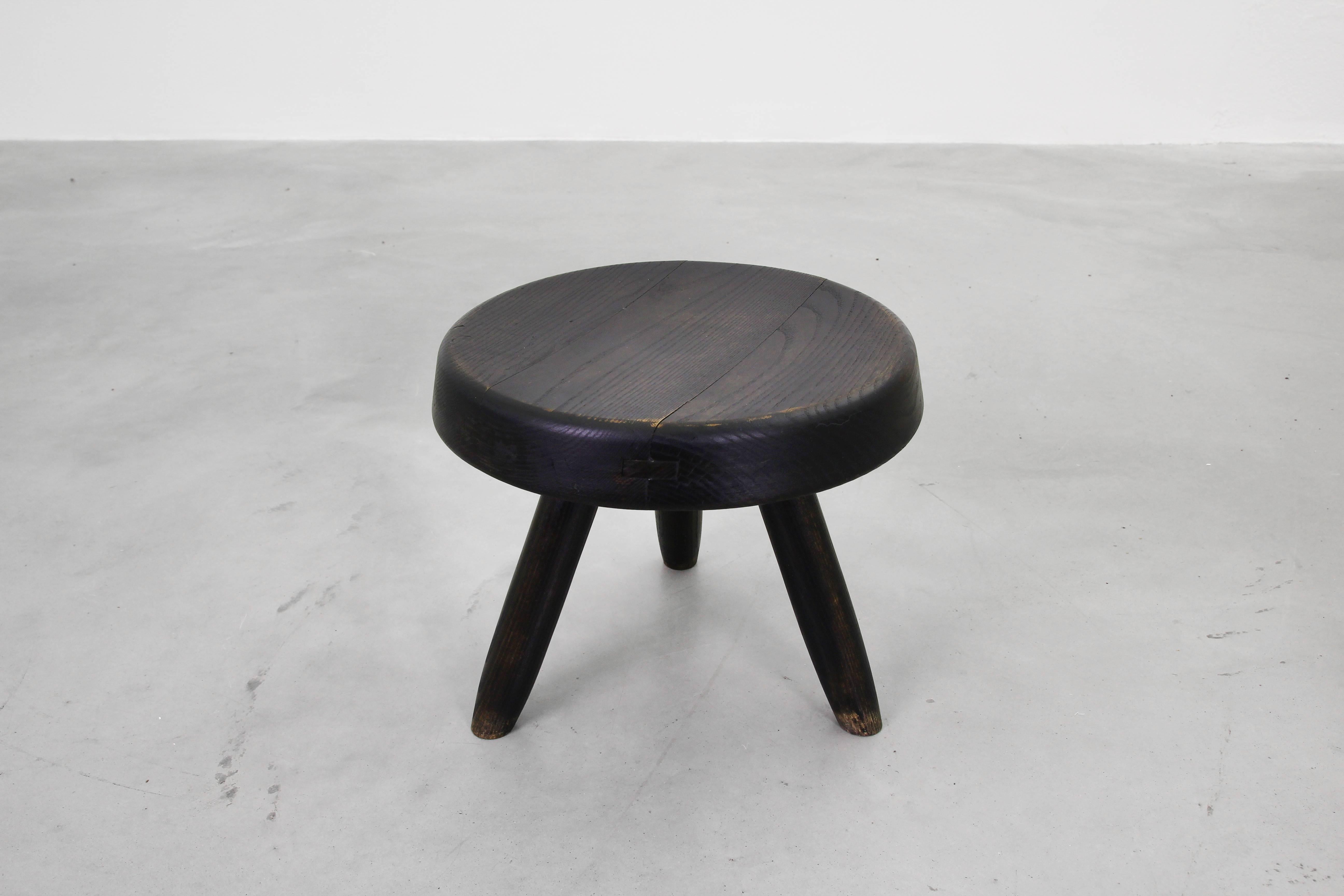 Beautiful Stool by Charlotte Perriand for Steph Simon In Good Condition In Berlin, DE