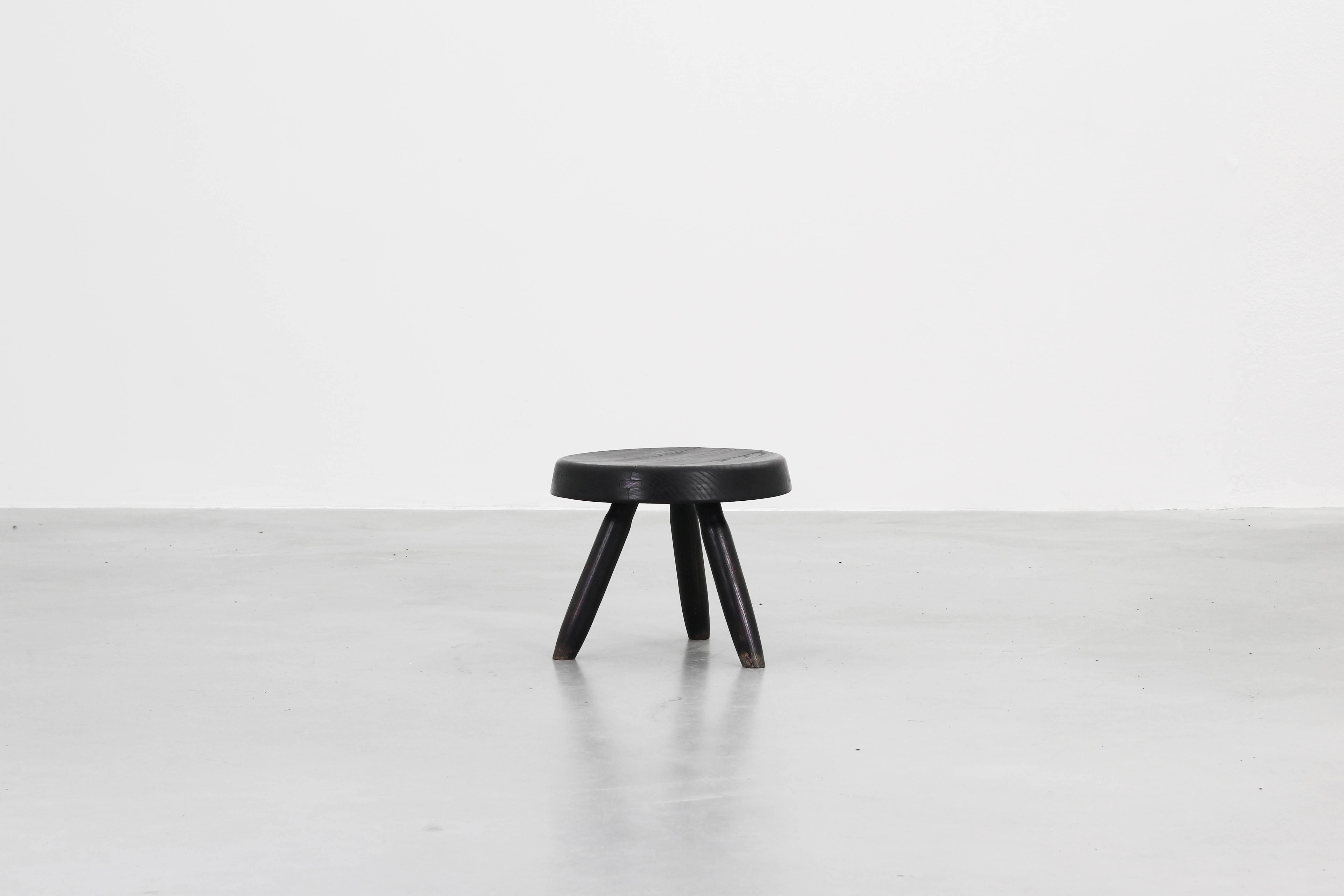 French Beautiful Stool by Charlotte Perriand for Steph Simon