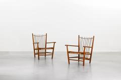 Pair of Lounge Chairs by Albert Haberer for Fleiner