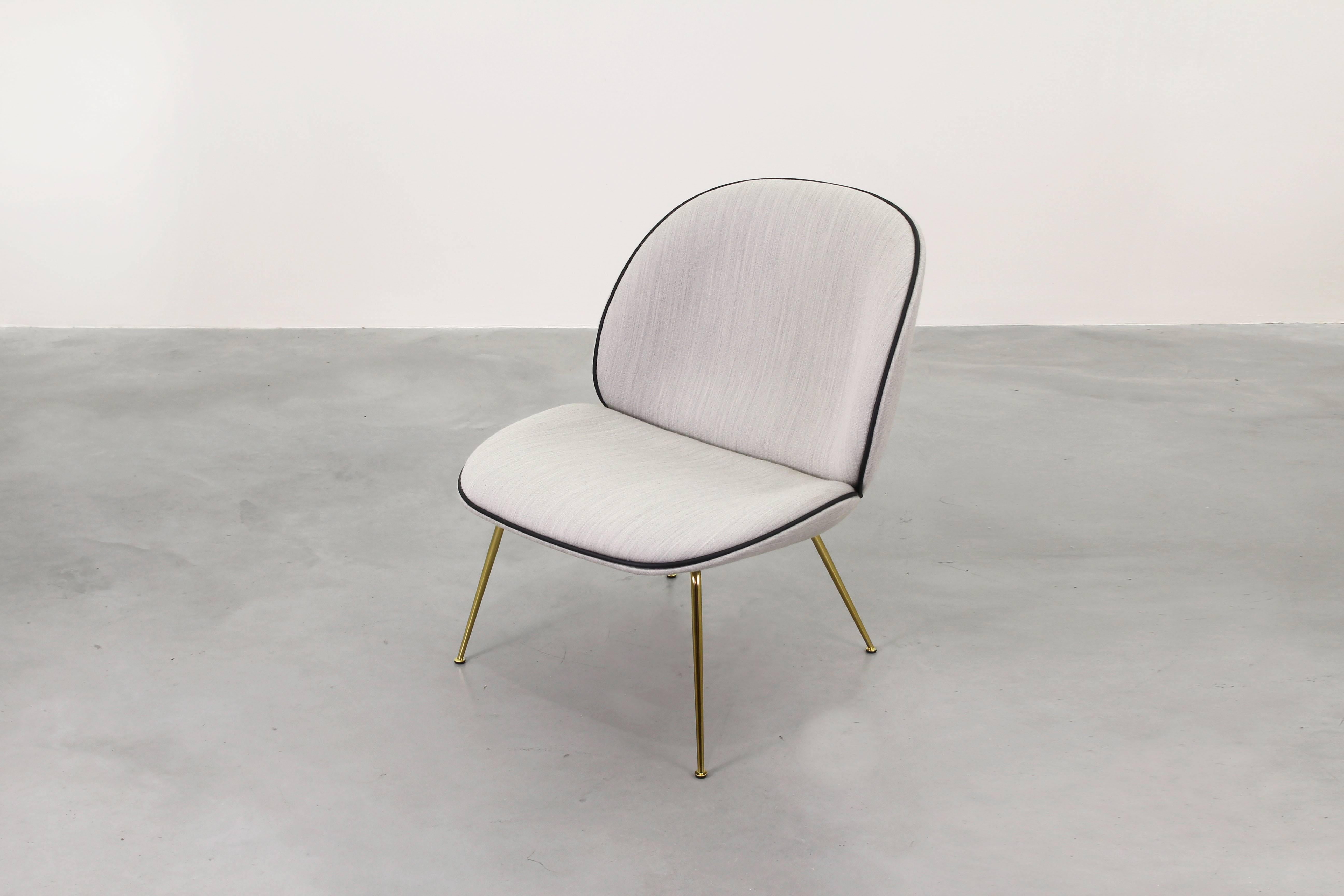 Danish Pair of Beautiful Lounge Chairs by GamFratesi for Gubi