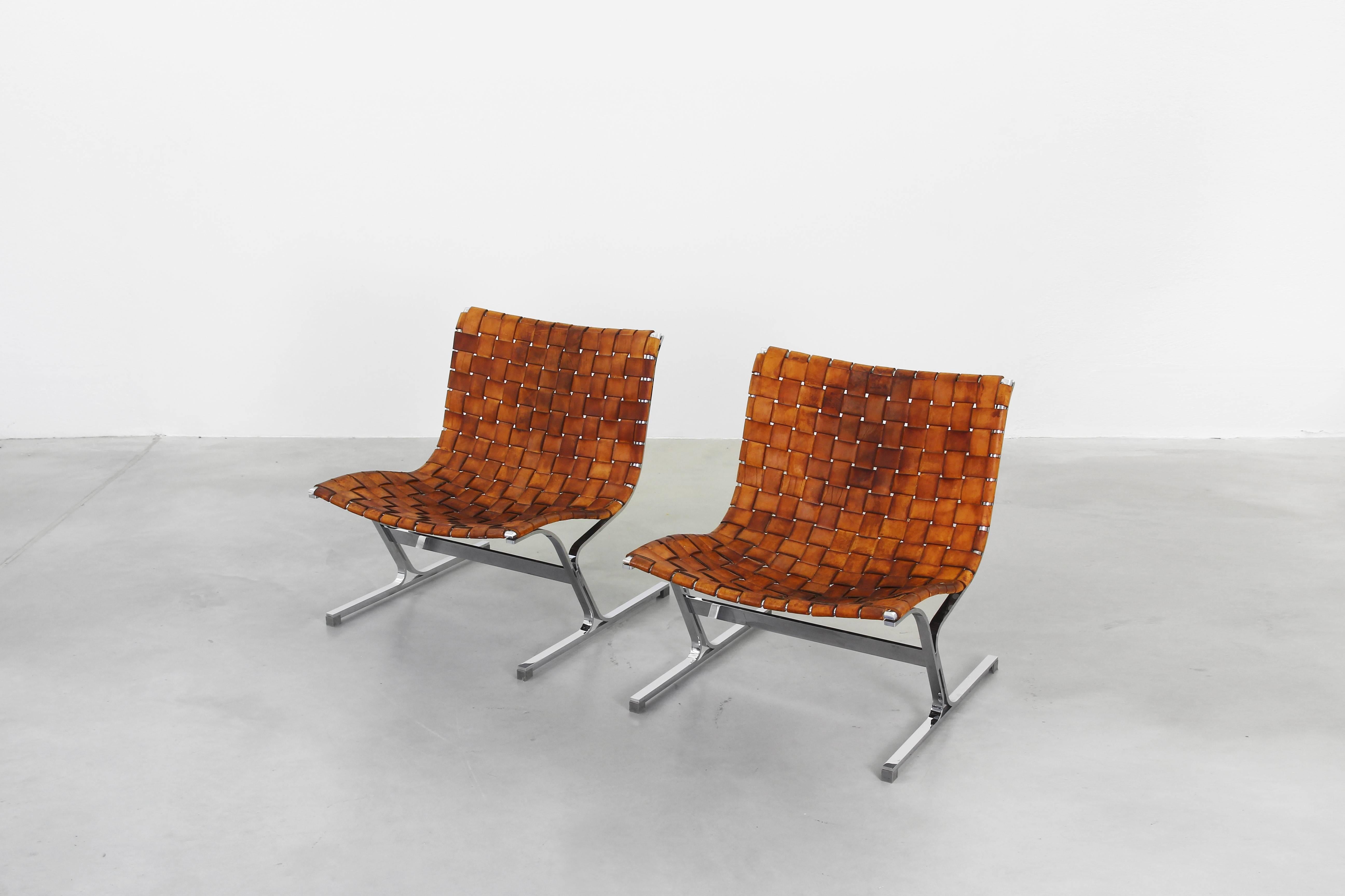 20th Century Pair of Beautiful Lounge Chairs by Ross Littell for ICF PLR 1