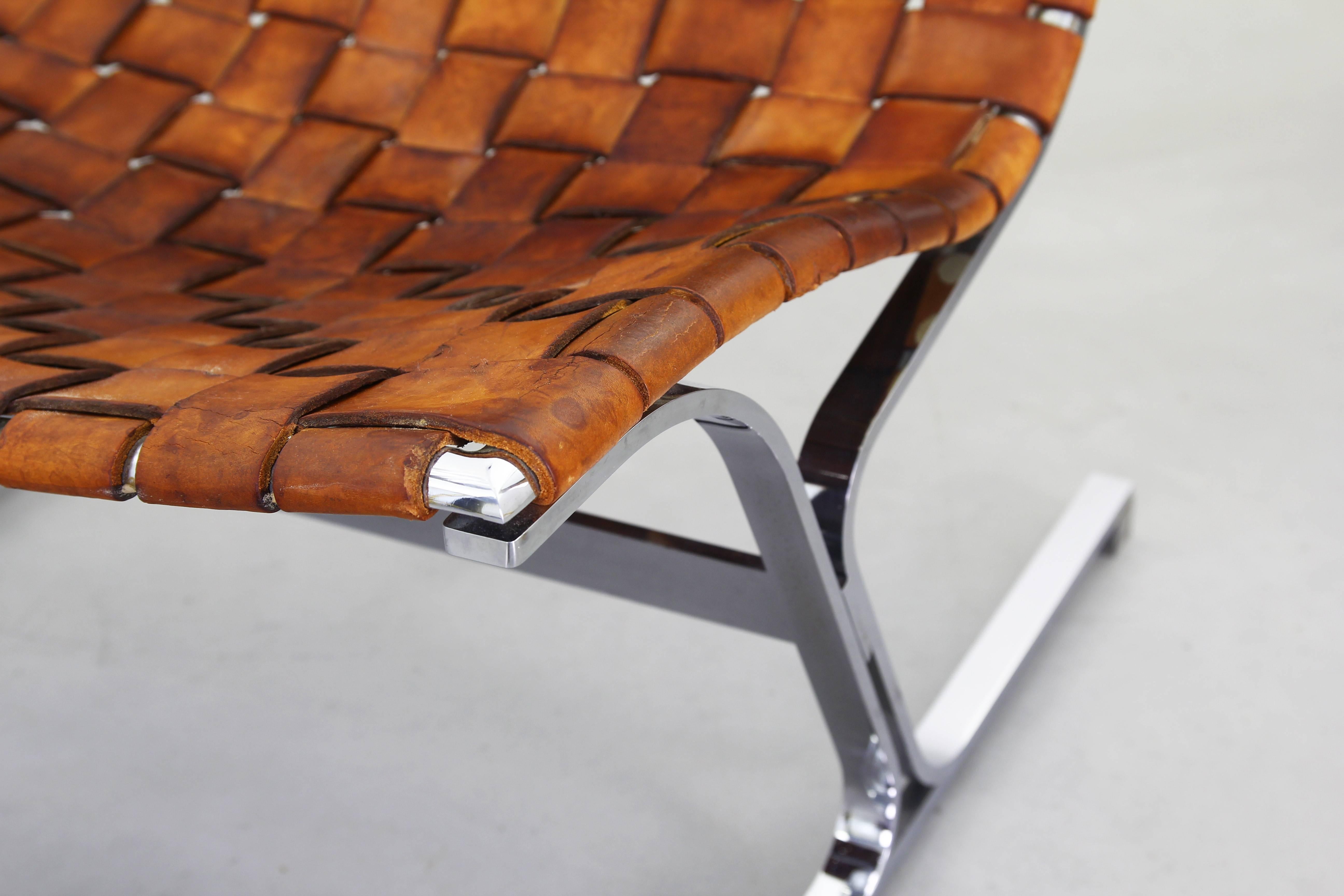 Pair of Beautiful Lounge Chairs by Ross Littell for ICF PLR 1 2